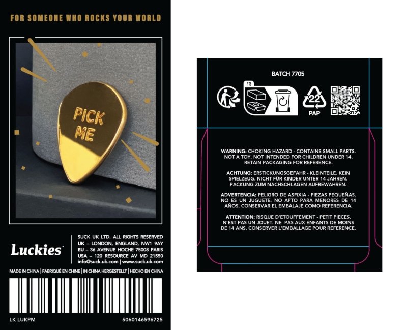 Pick Me! Gitarren Plektrum - Geschenkebuddy