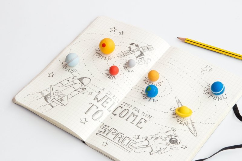 Planeten Radierer | Planet Erasers 🪐 - Geschenkebuddy