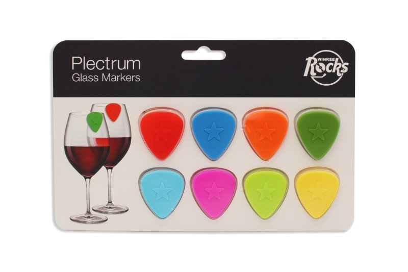 Plektrum Glasmarker 8er Set - Geschenkebuddy