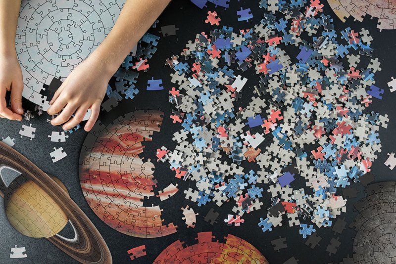 Puzzle Planeten | Jigsaw Puzzle 8 Planets - Geschenkebuddy