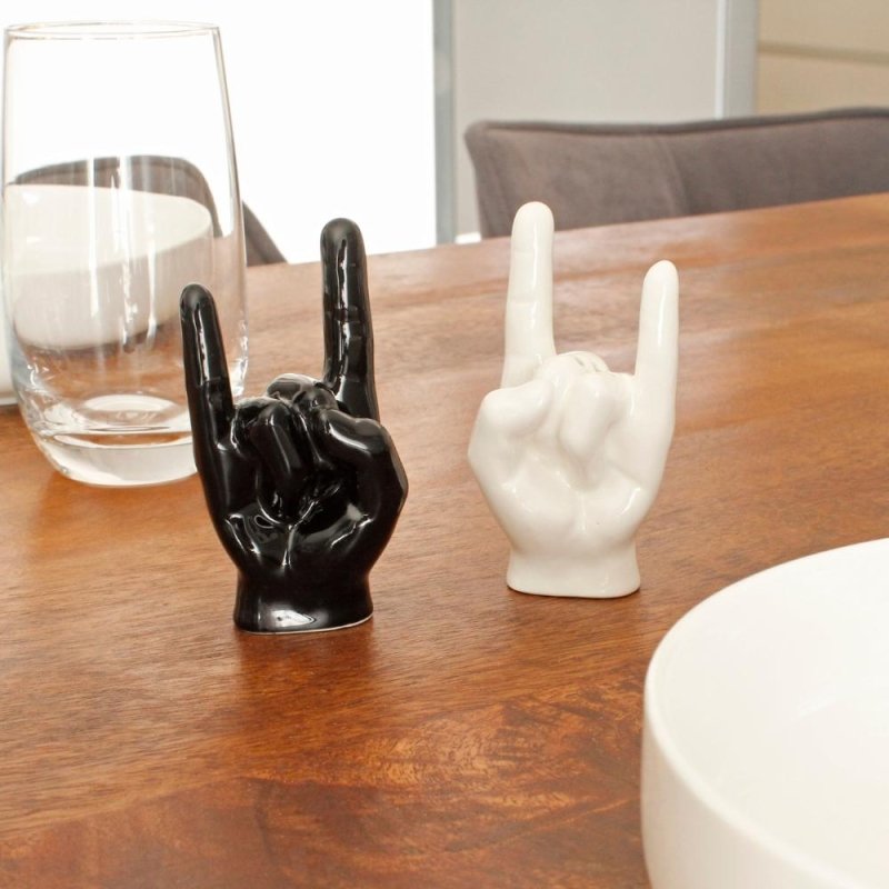 Rock Hand Salz- und Pfefferstreuer