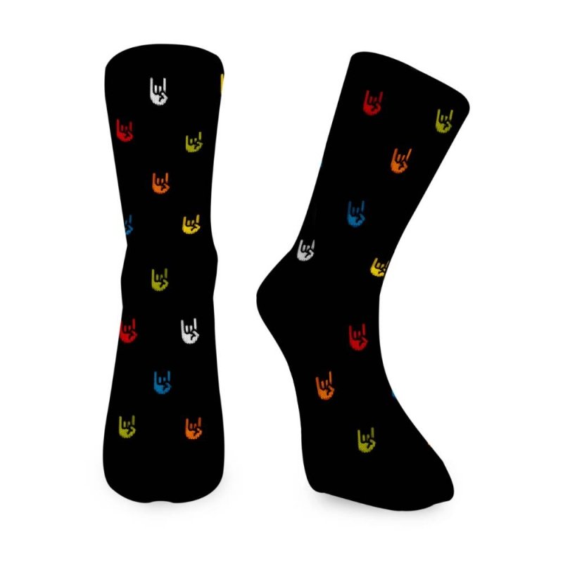 Rock Hand Socken Größe 36 - 40 | Größe 41 - 45 - Geschenkebuddy