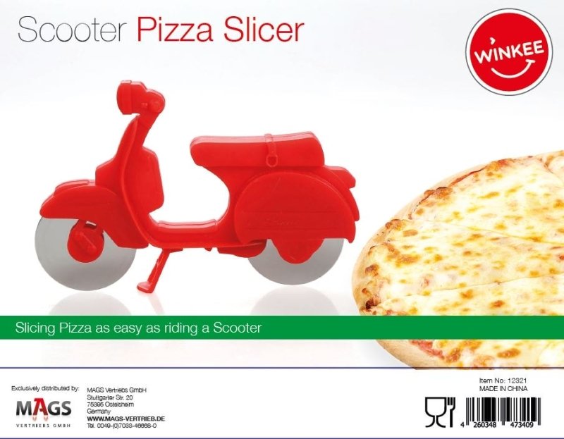 Scooter Pizzaschneider | Pizza slicer Scooter - Geschenkebuddy