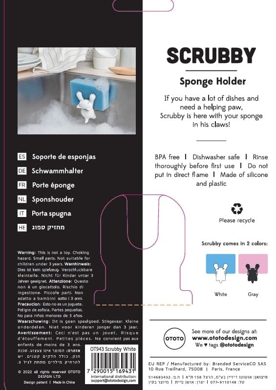 Scrubby Schwammhalter Katze - Geschenkebuddy