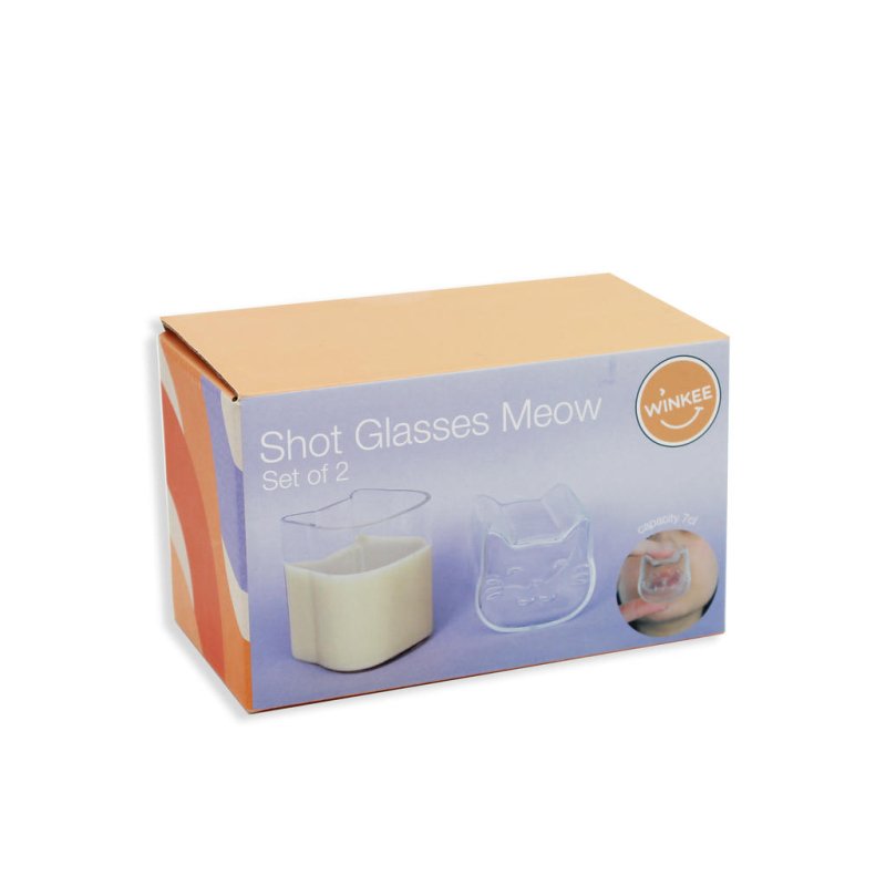 Shot Glas Katze 2er Set - Geschenkebuddy