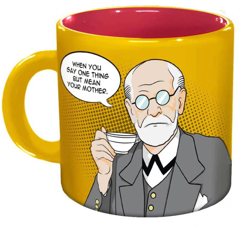 Sigmund Freud Kaffeebecher - Geschenkebuddy