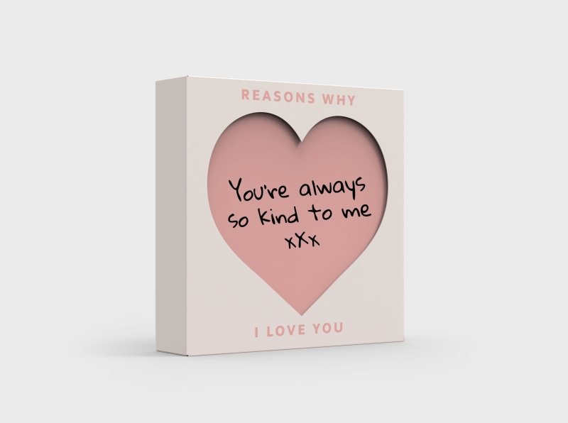 Slider Box - I love you | Reasons Why I Love You Slider Box 💗 - Geschenkebuddy