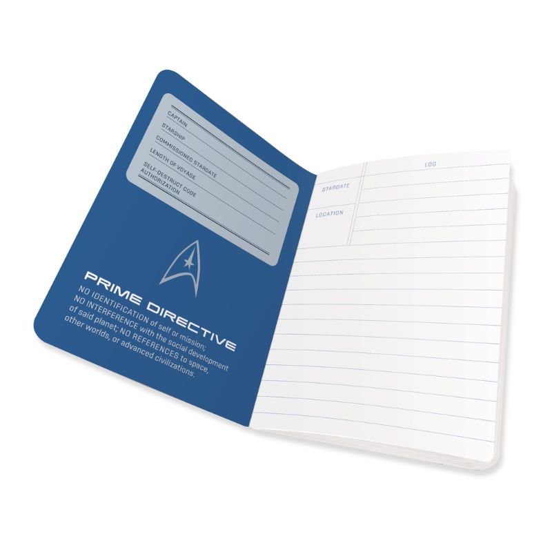 Star Trek Notizbuch Captain´s Log Passport - Geschenkebuddy