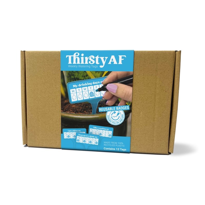 Thirsty AF Bewässerungsschilder - Geschenkebuddy
