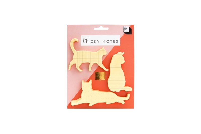 Tierische Haftnotizen 3er Set Katze | Hund - Geschenkebuddy