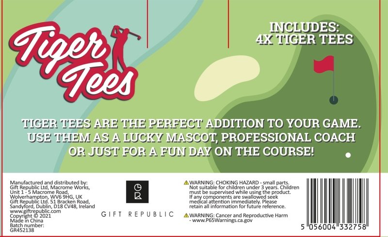 Tiger Golf Tees - Geschenkebuddy