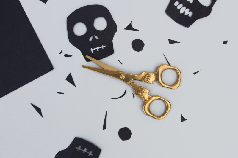 Totenkopf Schere | Skull Scissors ✂️ - Geschenkebuddy