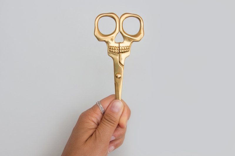 Totenkopf Schere | Skull Scissors ✂️ - Geschenkebuddy