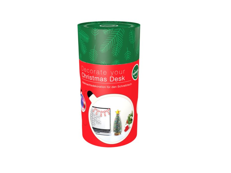 Weihnachtsdekoration für den Schreibtisch - Geschenkebuddy