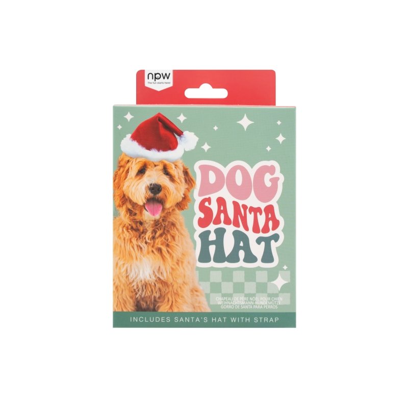 Weihnachtsmütze für den Hund - Geschenkebuddy