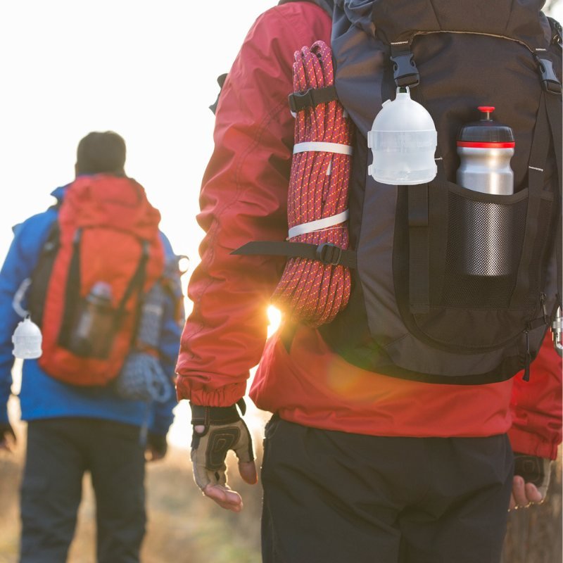 Winkee - 2x 1 Weinglas für Camping - Inklusive Transportverpackungen