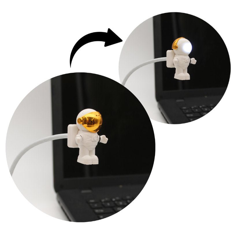 Winkee - Astronaut Laptop Lampe mit USB Anschluss - Geschenkebuddy