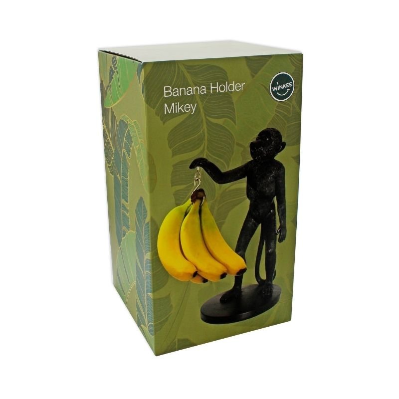 Winkee - Bananenhalter Affe | Moderne Obst - Aufbewahrung - Geschenkebuddy