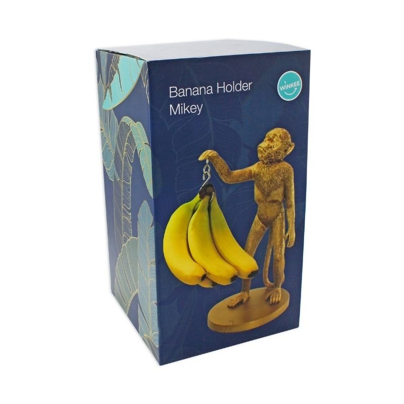Winkee - Bananenhalter Affe | Moderne Obst - Aufbewahrung - Geschenkebuddy