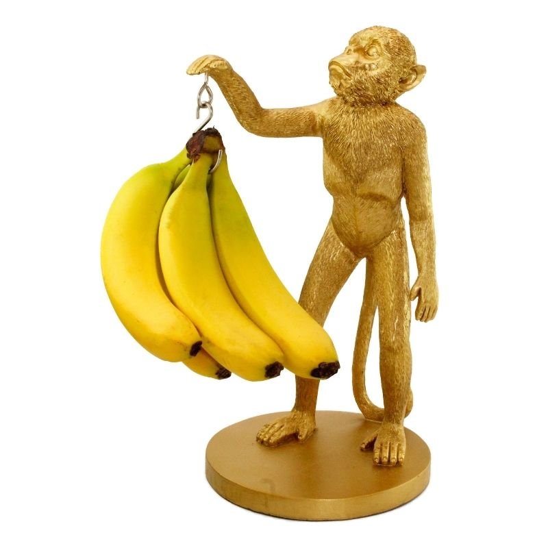 Winkee - Bananenhalter Affe | Moderne Obst - Aufbewahrung - Geschenkebuddy