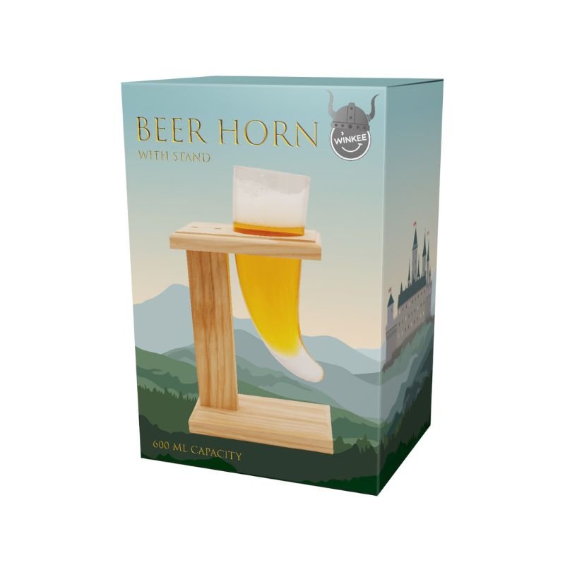 Winkee - Bier Horn | Dein stilvoller Begleiter für geschmackvolle Momente - Geschenkebuddy
