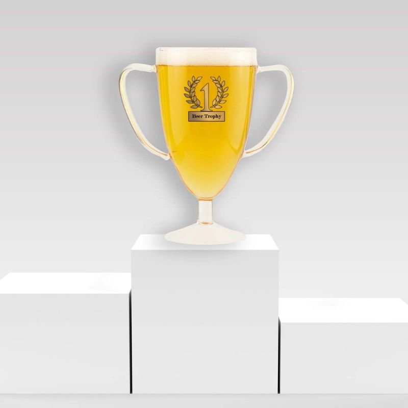 Winkee - Bier Pokal | Personalisiertes Bierglas | 0,5 L Bierkrug Trophäe - Geschenkebuddy