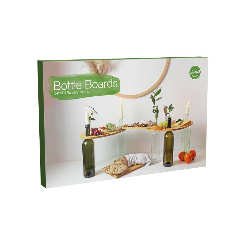 Winkee - Bottle Boards - Flaschen - Boards 3er - Set - Geschenkebuddy