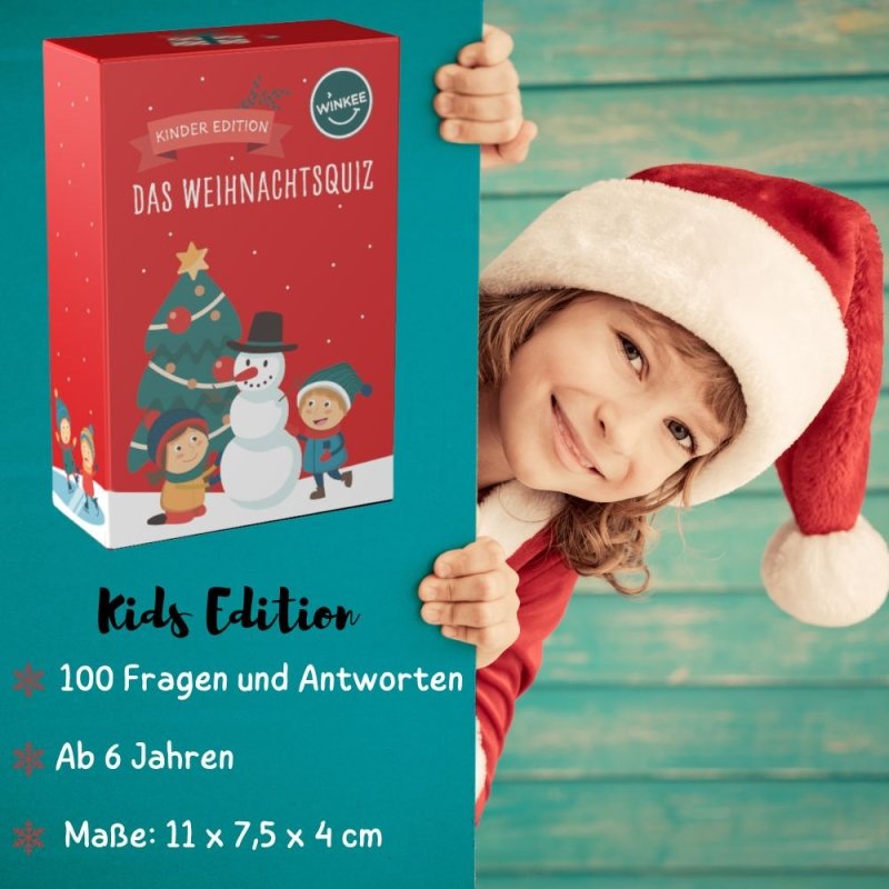 Winkee - Das Weihnachtsquiz - Kinder Edition - Geschenkebuddy