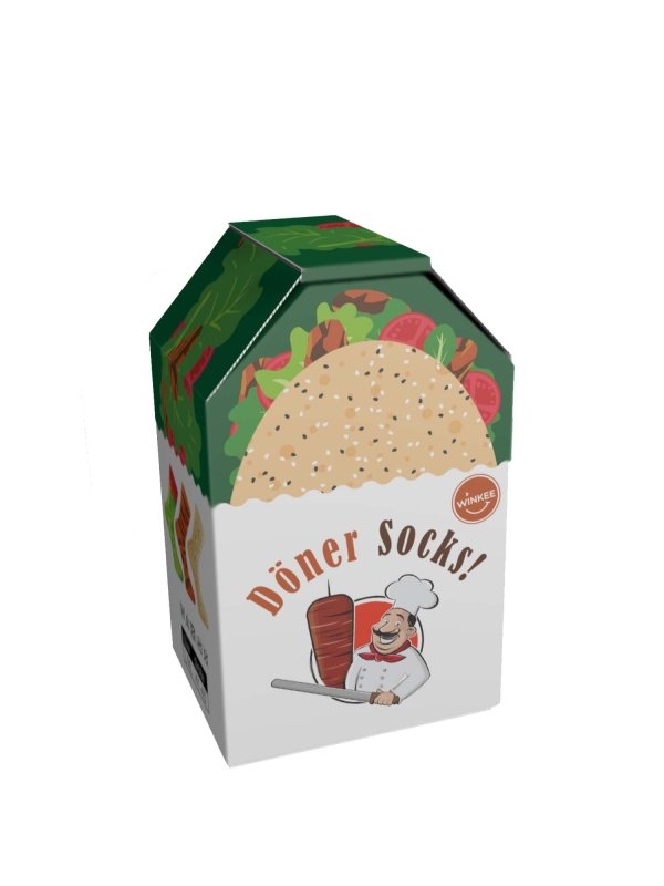 Winkee - Döner Socken 3 Paar 🥙 - Geschenkebuddy