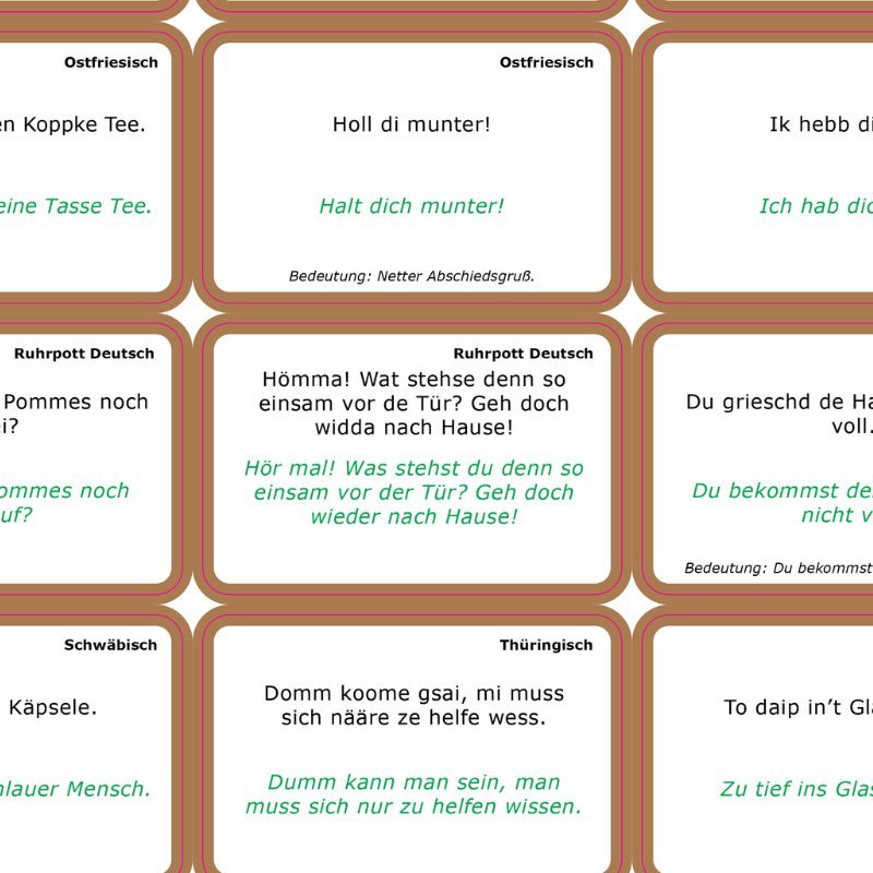 Winkee - Hä?! - das Dialekte Quiz - Geschenkebuddy