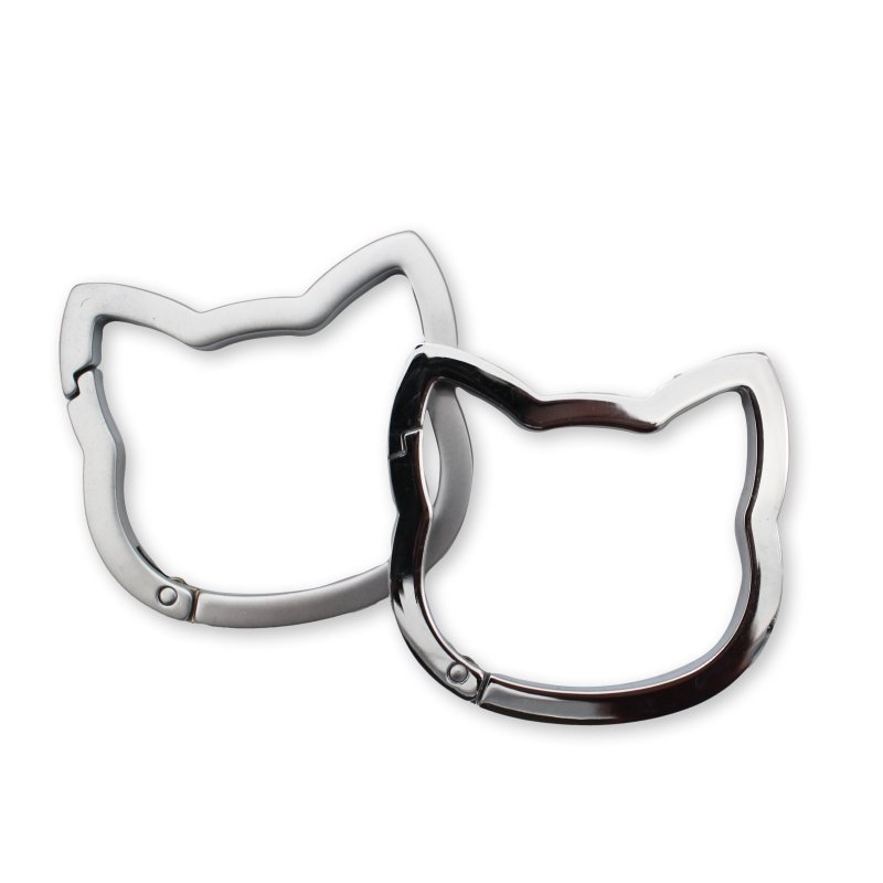 Winkee - Katzen Karabiner Set silber - Geschenkebuddy
