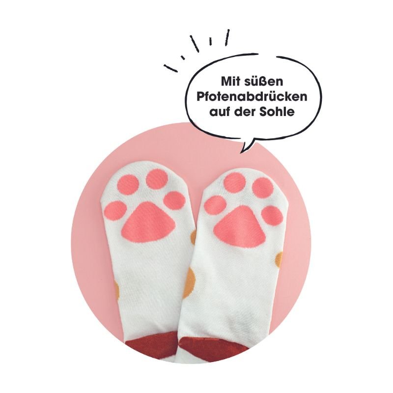 Winkee – Katzenpfoten Socken | Pfotenparadies für Katzenfans - Geschenkebuddy