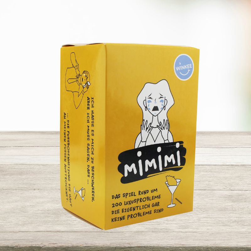 Winkee - Mimimi - Das Quiz Kartenspiel der Luxusprobleme - Geschenkebuddy