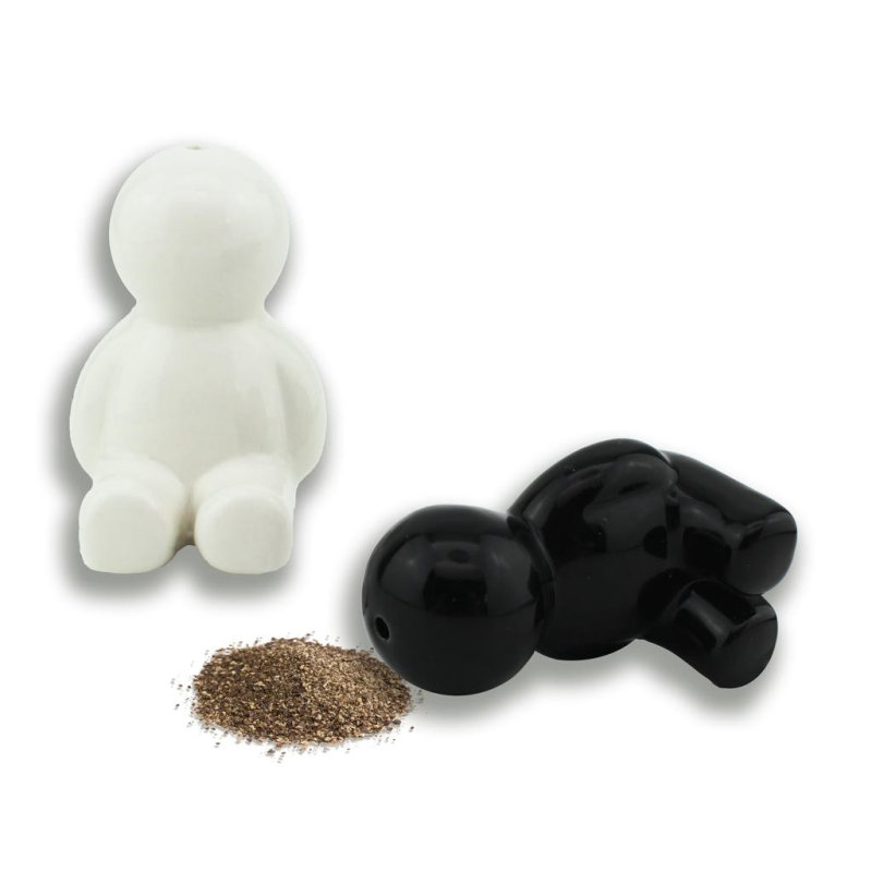 Winkee - Mr. Salt & Mrs. Pepper | Gewürzstreuer Brautpaar auf Hollywoodschaukel - Geschenkebuddy