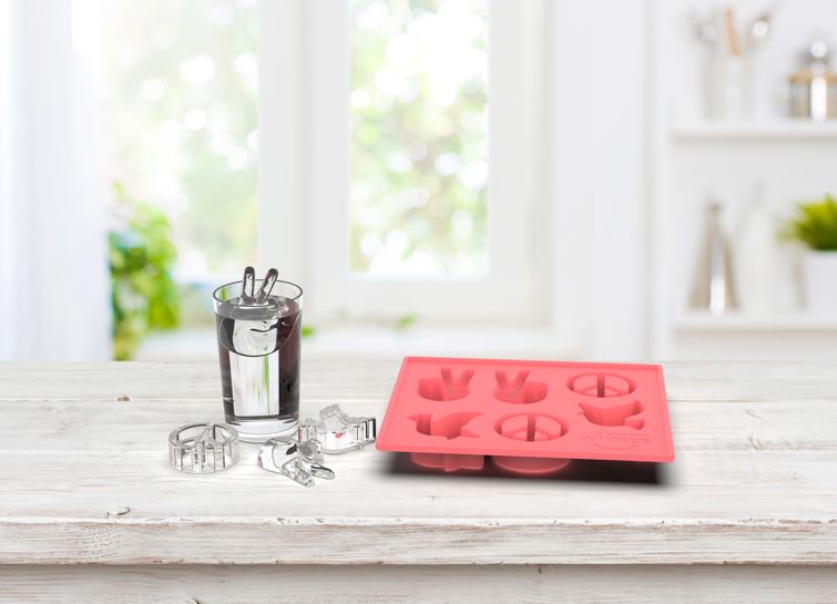 Winkee - Peace Eiswürfelformen aus Lebensmittelechten Silikon - Geschenkebuddy