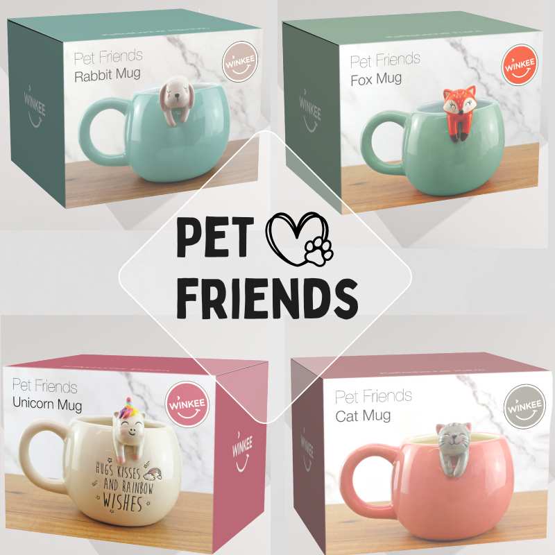 Winkee - Pet Friends | Total schöne Kaffeetassen