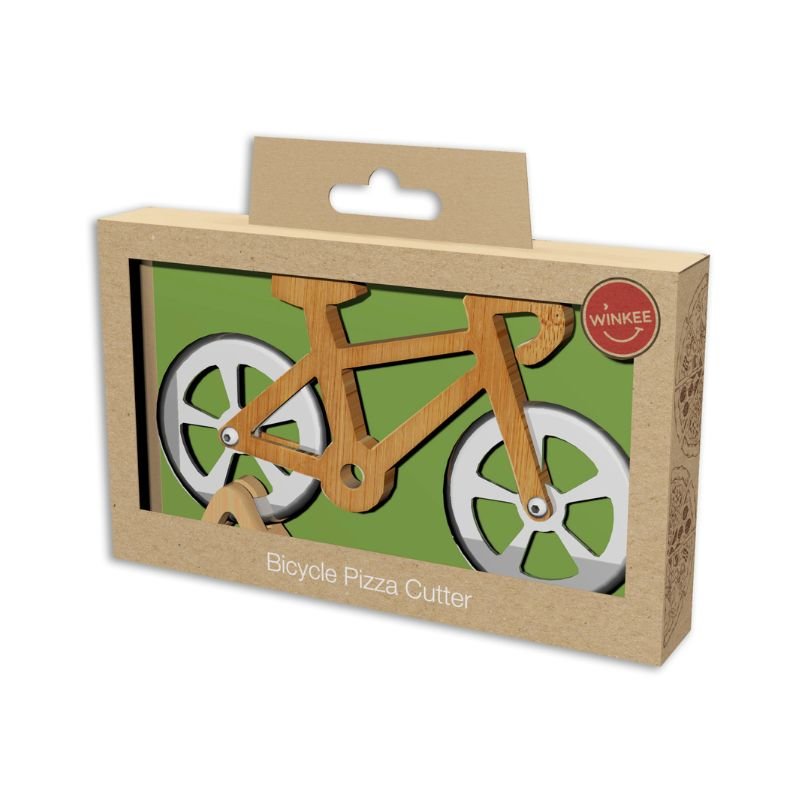 Winkee - Pizzaschneider als Fahrrad aus Holz - Geschenkebuddy