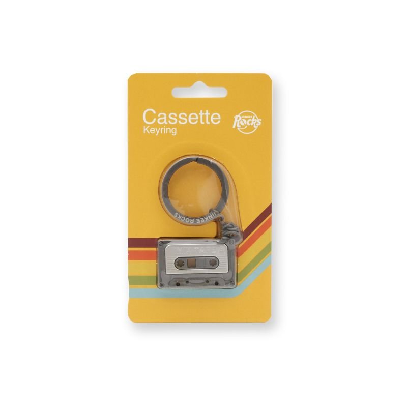 Winkee Rocks - Retro Kassette Schlüsselanhänger - Geschenkebuddy