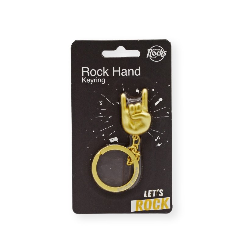 Winkee Rocks - Rock Hand Schlüsselanhänger - Geschenkebuddy