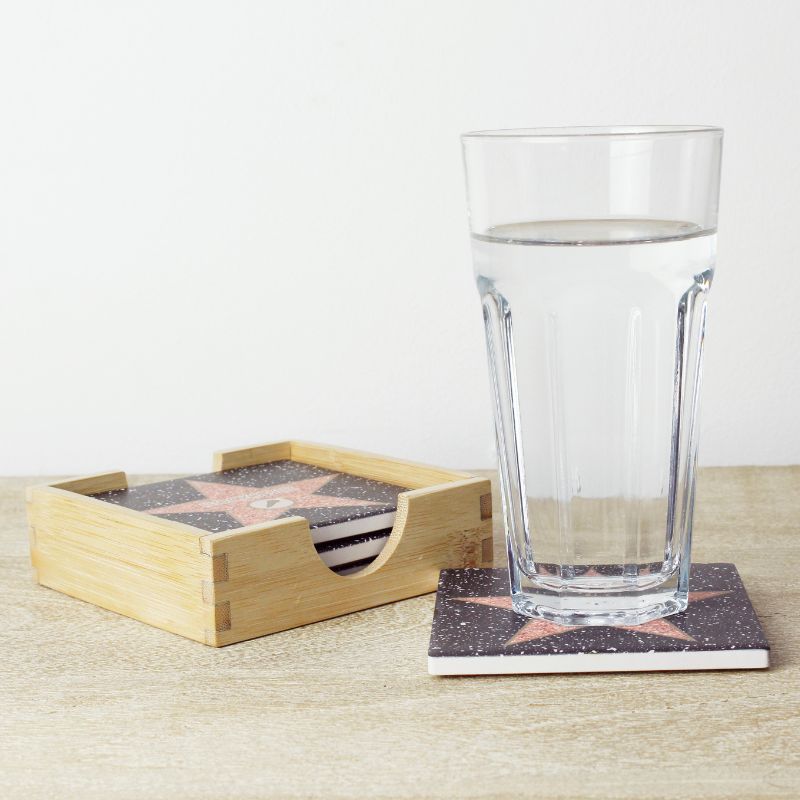 Winkee Rocks - Walk of Fame Glasuntersetzer 4er Set - Geschenkebuddy