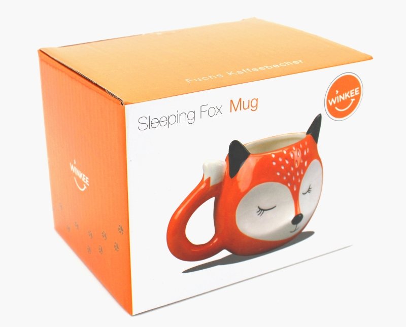 Winkee - Sleeping Fox Kaffeetasse - Geschenkebuddy