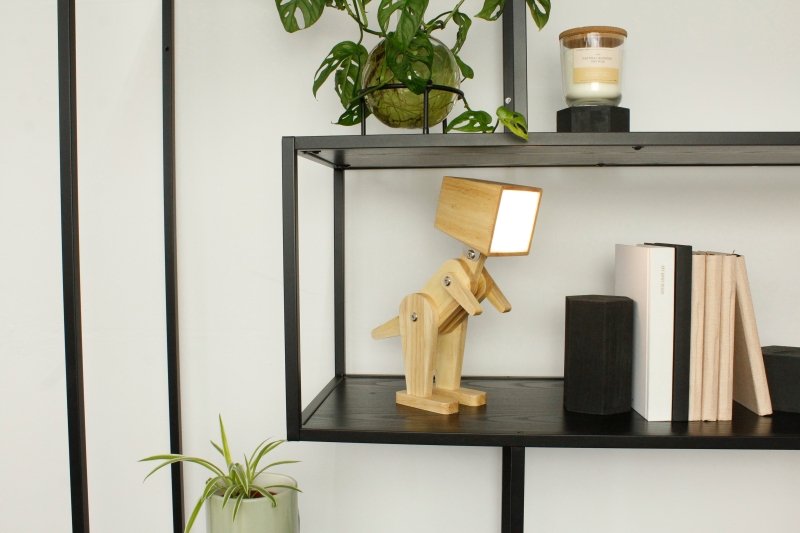 Winkee - Tierische Tischleuchten | Dimmbare LED Lampen mit Touch-Funktion und Akkubetrieb Spike