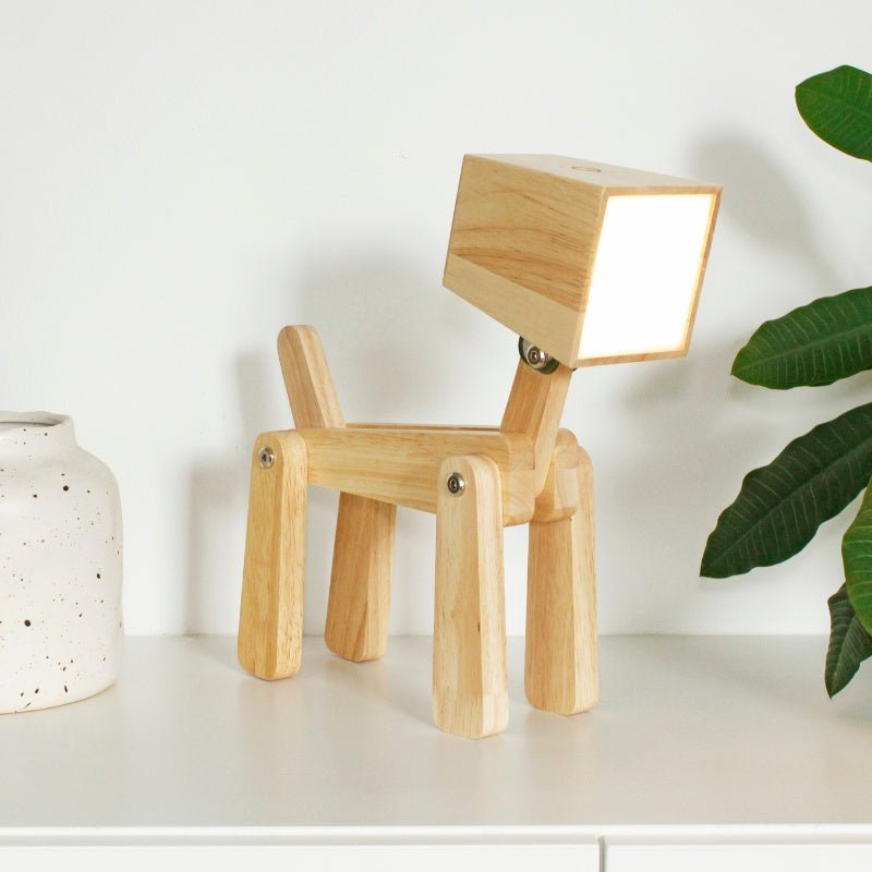 Winkee - Tierische Tischleuchten | Dimmbare LED Lampen mit Touch-Funktion und Akkubetrieb Nala