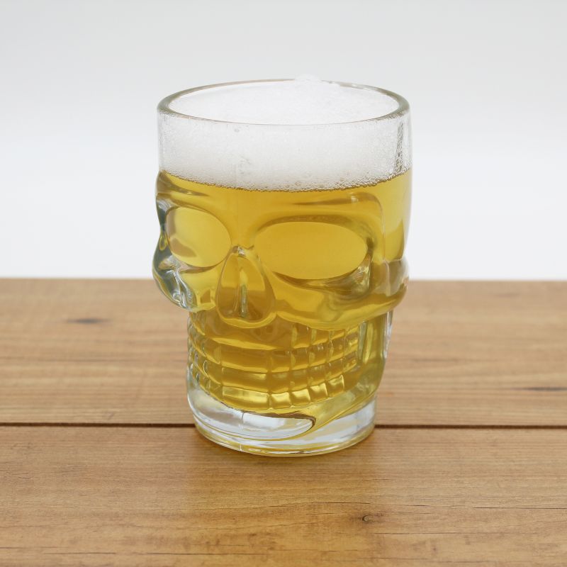 Winkee - Totenkopf Bierglas - 0,4 Liter - Geschenkebuddy