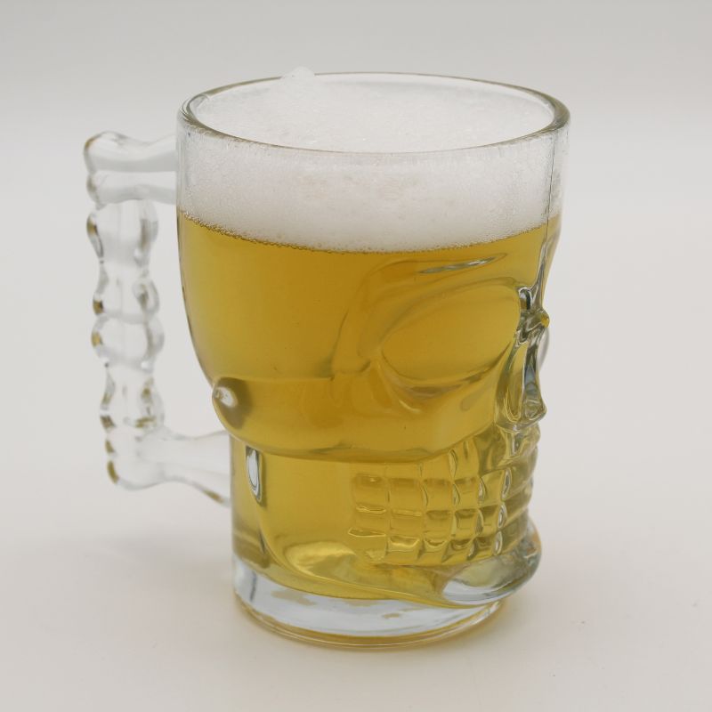 Winkee - Totenkopf Bierglas - 0,4 Liter - Geschenkebuddy
