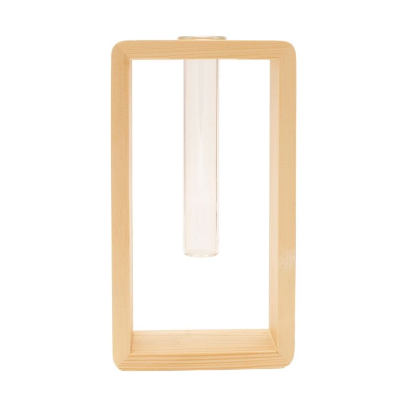 Winkee - Vase mit Holzrahmen Single