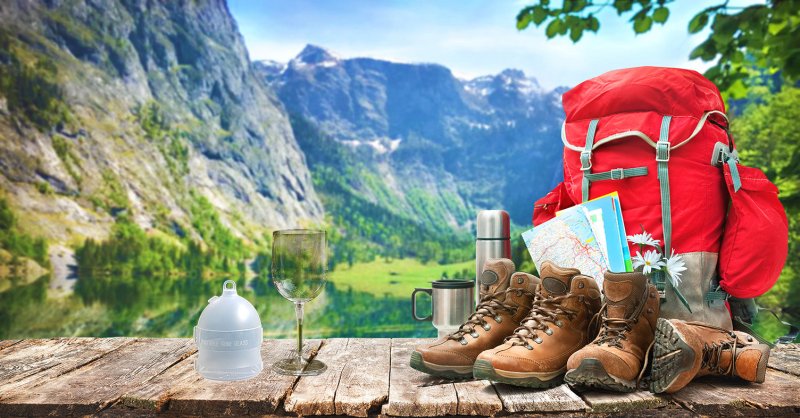 Winkee - Weinglas To Go | Einzelnes Weinglas mit Transportbox - Geschenkebuddy