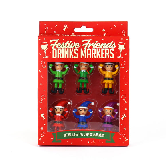 Weihnachtliche Glasmarker | Festive drink markers