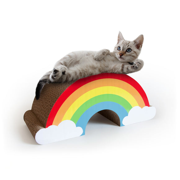 Regenbogen Kratzbaum | Rainbow Cat Scratcher 🌈