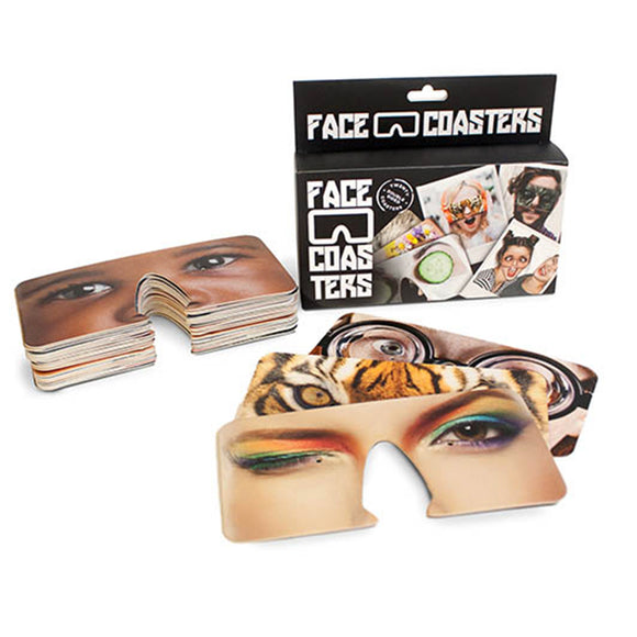 Face Coaster - Bierdeckel - Untersetzer & Party-Brillen